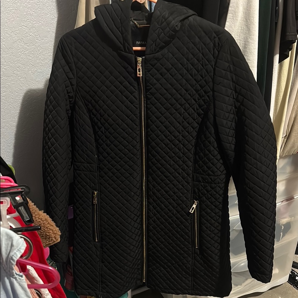 Ivanka Trump Black Quilted Jacket